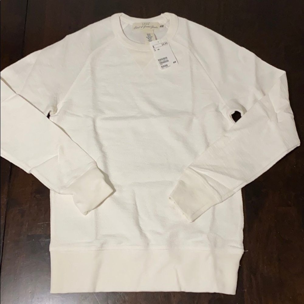 NEW! IN BAG! H&M Textured Crew Size XS